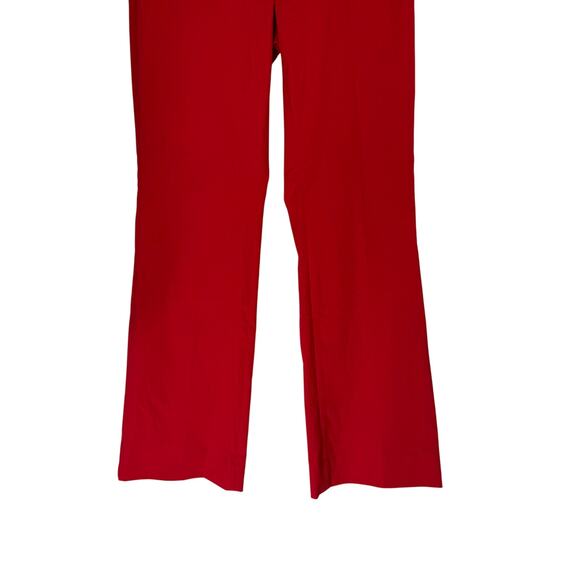 The Limited Exact Stretch Red Crepe Straight Leg Career Dress Pants Size 10R - Picture 5 of 8